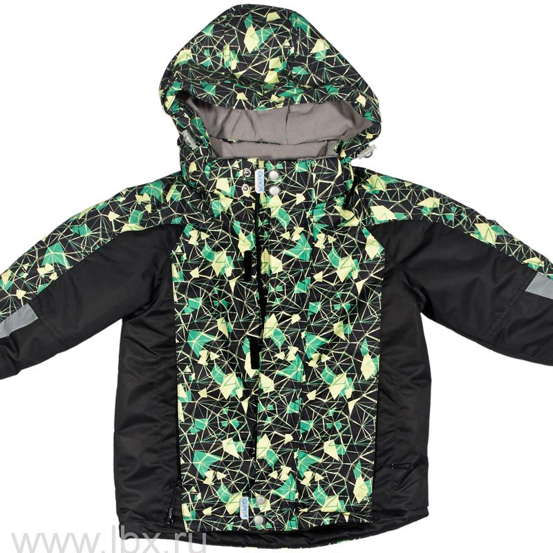 Куртка `Кения`, цвет черный-зеленый, Oldos (Олдос)