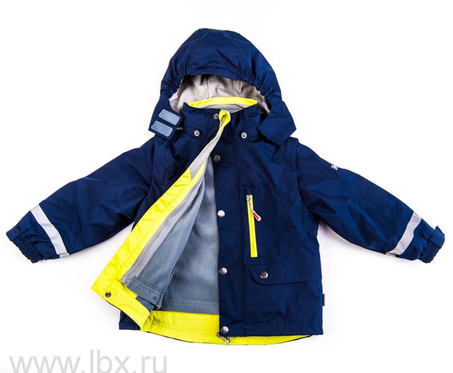Куртка для мальчика 5 в 1 JAZZ черная/лайм, Huppa (Хуппа)- увеличить фото