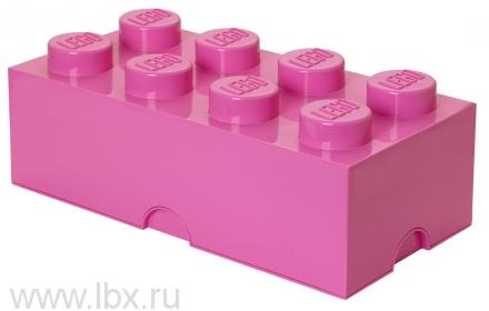 Ящик розовый для хранения игрушек Lego (Лего) Friends