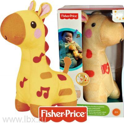 Мягкая игрушка Светящийся жираф, Fisher-Price (Фишер-Прайс)
