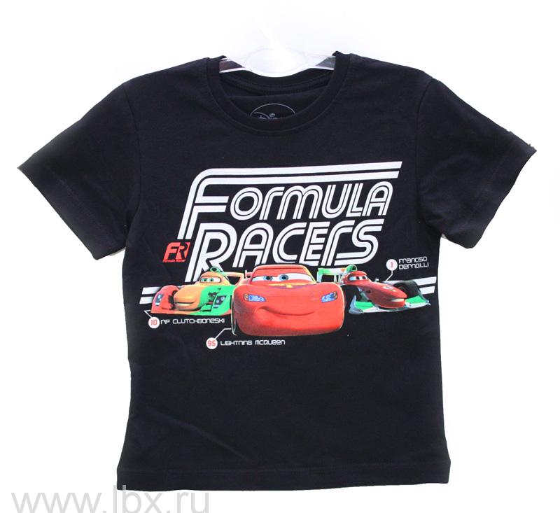 Футболка для мальчика101-М р., черный Formula Racers, МФ
