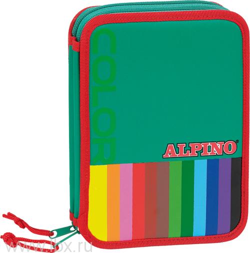 Пенал Color для школьников и студентов наполненный, Alpino (Алпино)