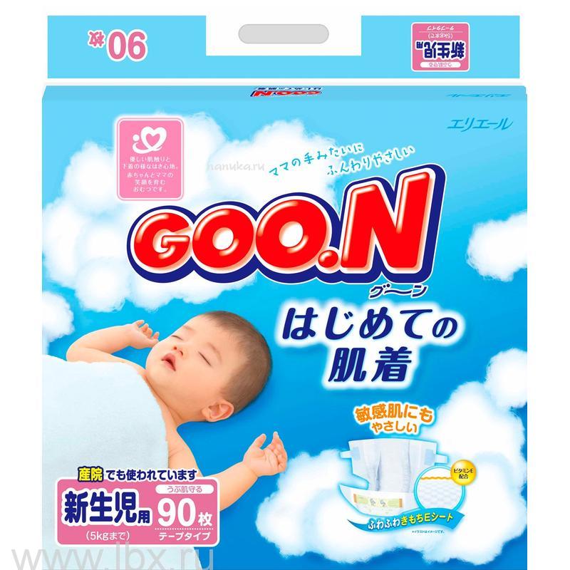 Подгузники для новорожденных 0-5кг Goo.n (Гу Н)