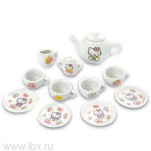 Набор посудки `11 предметов` керамический Hello Kitty от Smoby (Смоби)